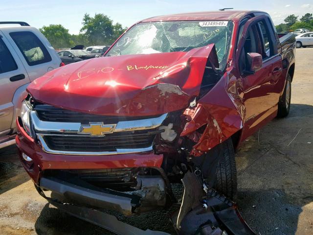 1GCGSCEN0J1289732 - 2018 CHEVROLET COLORADO L RED photo 9