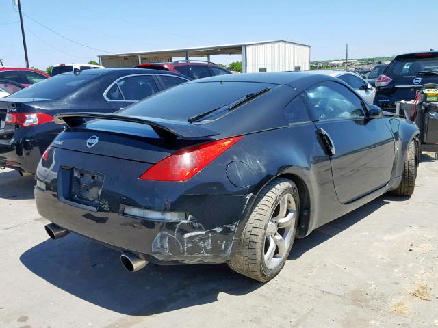 JN1AZ34DX6M308211 - 2006 NISSAN 350Z COUPE BLACK photo 4