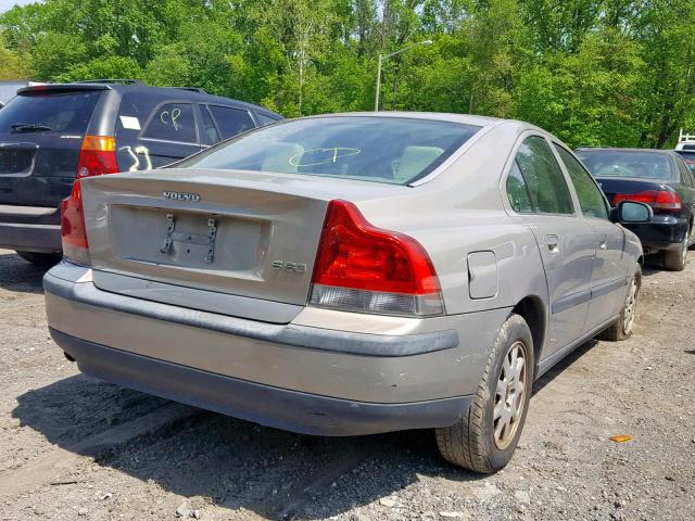 YV1RS61R812033488 - 2001 VOLVO S60 GOLD photo 4