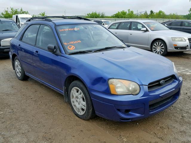 JF1GG65594H812671 - 2004 SUBARU IMPREZA TS BLUE photo 1