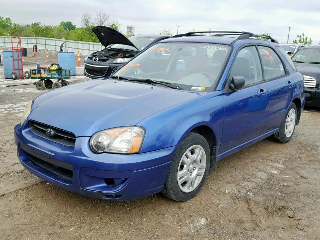 JF1GG65594H812671 - 2004 SUBARU IMPREZA TS BLUE photo 2