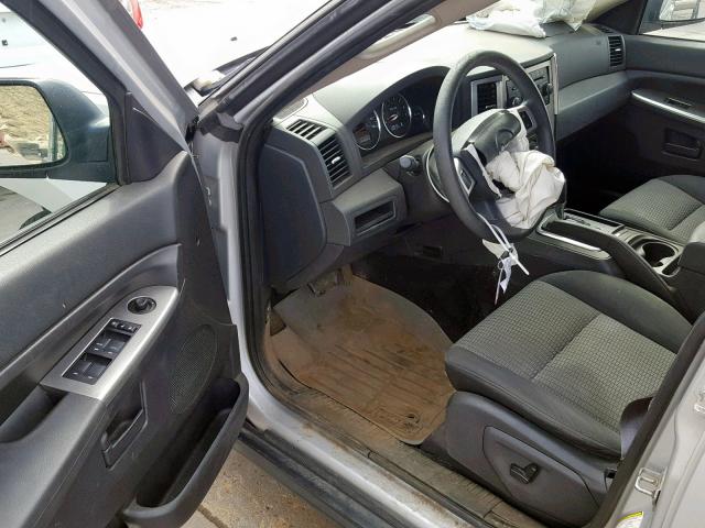 1J8GR48K18C137520 - 2008 JEEP GRAND CHER SILVER photo 9