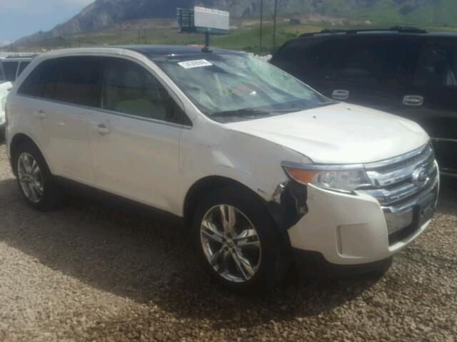 2FMDK4KC9BBB44153 - 2011 FORD EDGE LIMIT WHITE photo 1