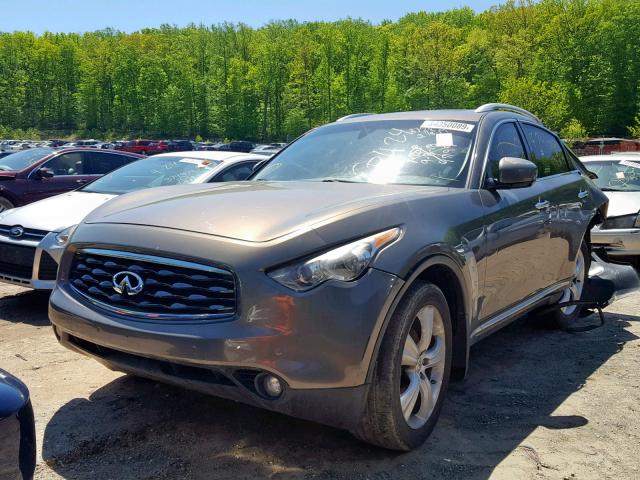 JN8AS1MW0BM140584 - 2011 INFINITI FX35 GRAY photo 2