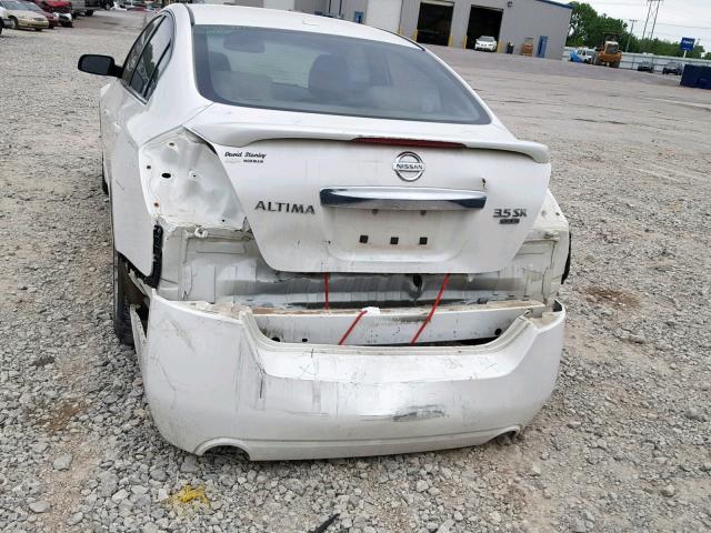 1N4BL2AP8AN461707 - 2010 NISSAN ALTIMA SR WHITE photo 9