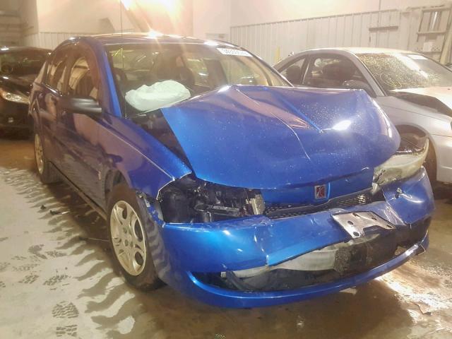 1G8AJ52F54Z194715 - 2004 SATURN ION LEVEL BLUE photo 1