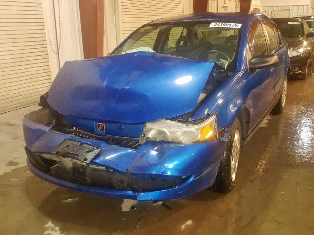 1G8AJ52F54Z194715 - 2004 SATURN ION LEVEL BLUE photo 2