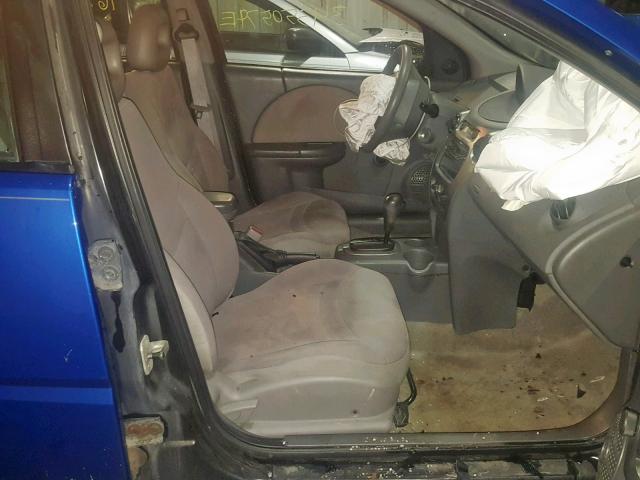 1G8AJ52F54Z194715 - 2004 SATURN ION LEVEL BLUE photo 5
