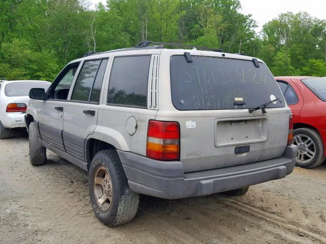 1J4GZ58S6VC505323 - 1997 JEEP GRAND CHER GRAY photo 3