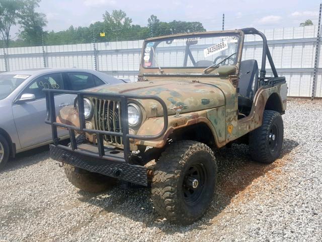 J3F835TH09990 - 1973 JEEP WRANGLER BROWN photo 2