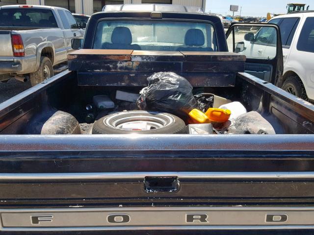 F15SKZ09733 - 1977 FORD F100 BLACK photo 6