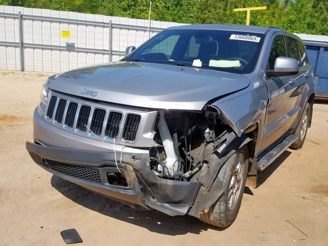 1C4RJEAG9GC464734 - 2016 JEEP GRAND CHER GRAY photo 2