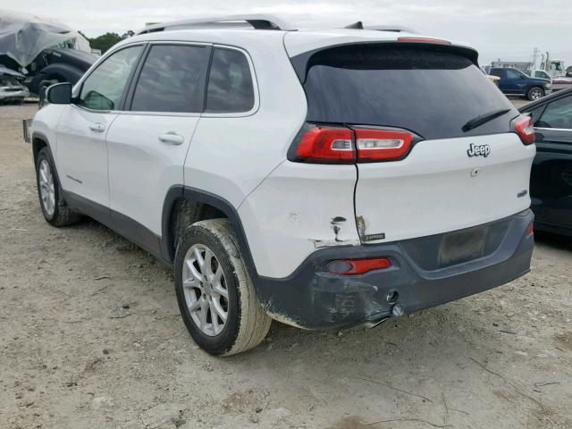 1C4PJLCB9GW173002 - 2016 JEEP CHEROKEE L WHITE photo 3