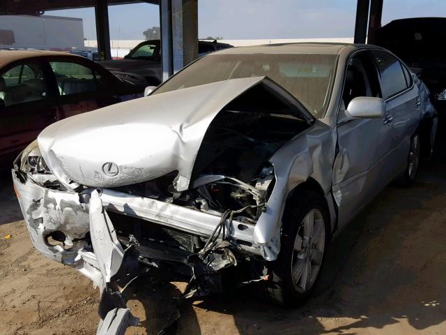 JTHBA30G955108856 - 2005 LEXUS ES 330 SILVER photo 2