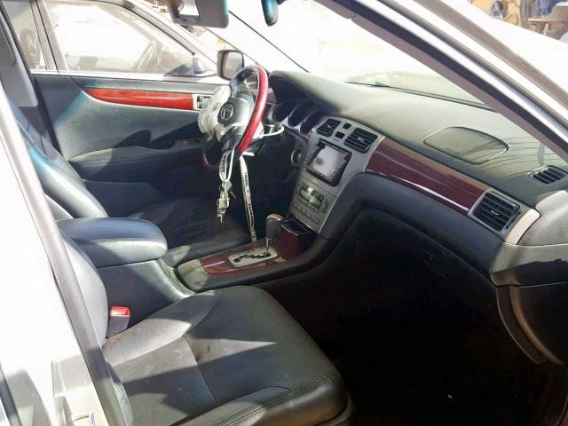 JTHBA30G955108856 - 2005 LEXUS ES 330 SILVER photo 5