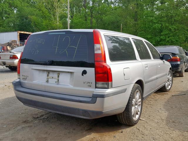 YV1SW53D811007092 - 2001 VOLVO V70 T5 TUR SILVER photo 4