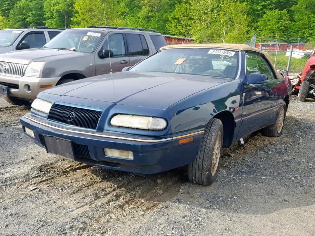 1C3EU4531RF324769 - 1994 CHRYSLER LEBARON BA GREEN photo 2