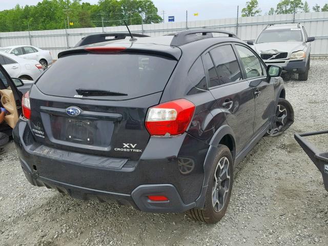 JF2GPACC6F8242177 - 2015 SUBARU XV CROSSTR BLACK photo 4