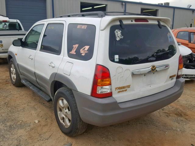 4F2YU07141KM48009 - 2001 MAZDA TRIBUTE DX 白色 照片 3