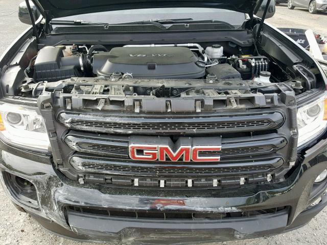 1GTG6CEN8H1198528 - 2017 GMC CANYON SLE BLACK photo 7