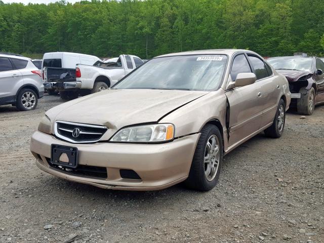 19UUA5661YA015217 - 2000 ACURA 3.2TL GOLD photo 2