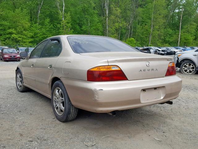 19UUA5661YA015217 - 2000 ACURA 3.2TL GOLD photo 3