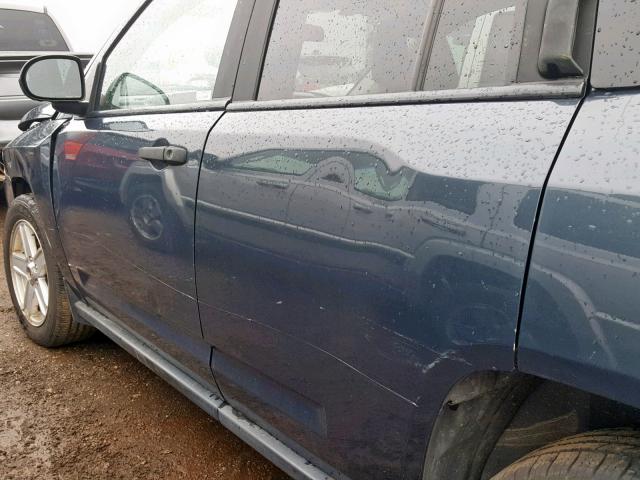 1J8FF47W97D139310 - 2007 JEEP COMPASS BLUE photo 10