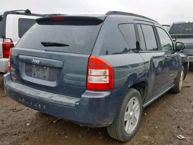 1J8FF47W97D139310 - 2007 JEEP COMPASS BLUE photo 4