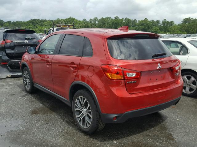 JA4AP3AU6HZ006793 - 2017 MITSUBISHI OUTLANDER RED photo 3