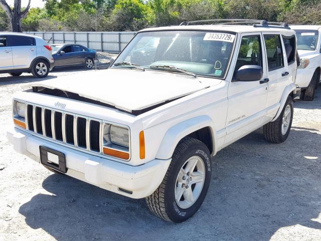 1J4FT68S8YL231095 - 2000 JEEP CHEROKEE L WHITE photo 2