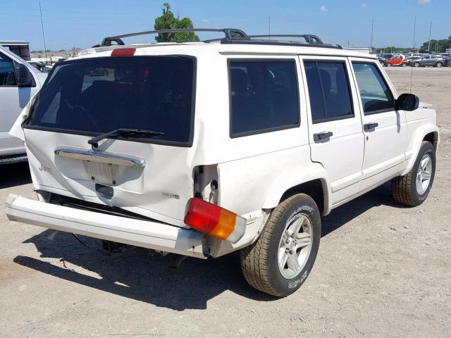 1J4FT68S8YL231095 - 2000 JEEP CHEROKEE L WHITE photo 4