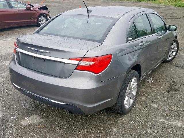 1C3CCBBB8CN107470 - 2012 CHRYSLER 200 TOURIN GRAY photo 4