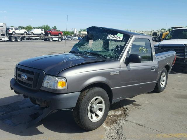 1FTYR10D68PA44797 - 2008 FORD RANGER CHARCOAL photo 2