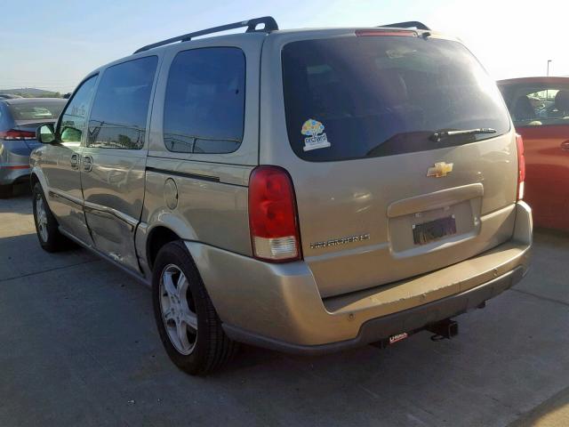 1GNDV23L65D253660 - 2005 CHEVROLET UPLANDER L 棕色 照片 3