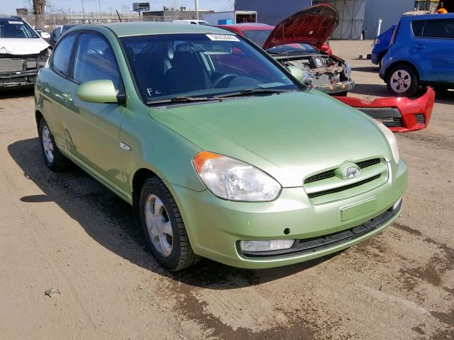 KMHCN35C07U022596 - 2007 HYUNDAI ACCENT BAS GREEN photo 1