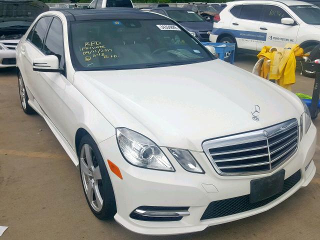 WDDHF5KB1CA604982 - 2012 MERCEDES-BENZ E 350 WHITE photo 1