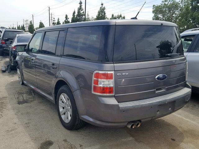 2FMGK5BC8ABA29433 - 2010 FORD FLEX SE GRAY photo 3