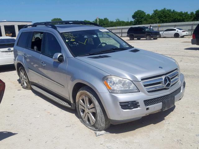 4JGBF71E68A386385 - 2008 MERCEDES-BENZ GL 450 4MA SILVER photo 1