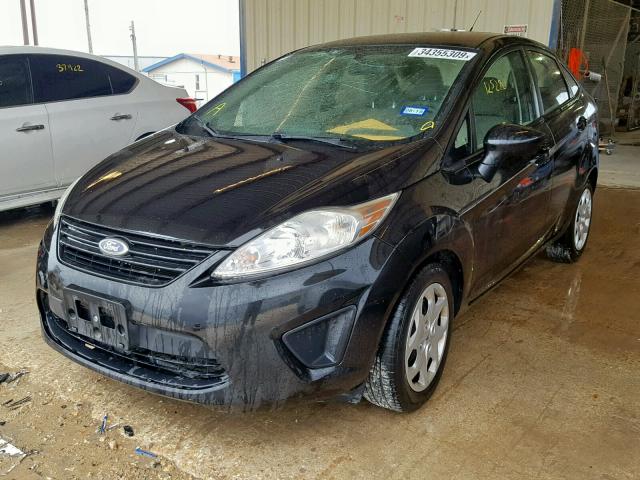 3FADP4AJ2CM215818 - 2012 FORD FIESTA S BLACK photo 2