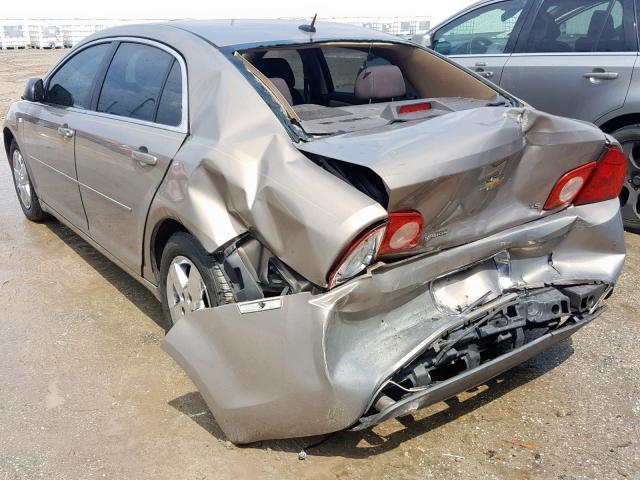 1G1ZG57B08F252517 - 2008 CHEVROLET MALIBU LS BROWN photo 3