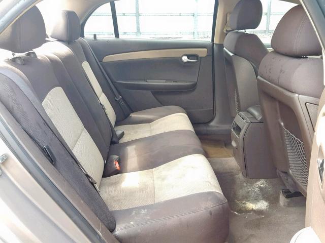 1G1ZG57B08F252517 - 2008 CHEVROLET MALIBU LS BROWN photo 6