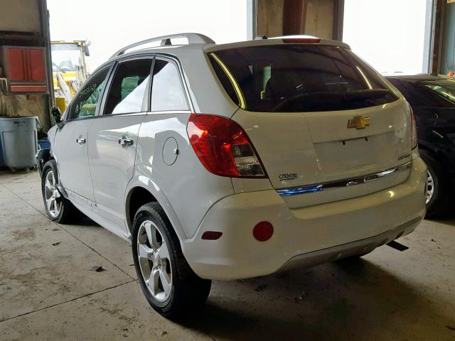 3GNAL3EK2ES656859 - 2014 CHEVROLET CAPTIVA LT WHITE photo 3