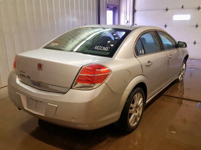 1G8ZV57B79F238445 - 2009 SATURN AURA XR SILVER photo 4