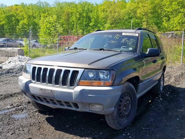 1J4GW58S7XC540688 - 1999 JEEP GRAND CHER GRAY photo 2