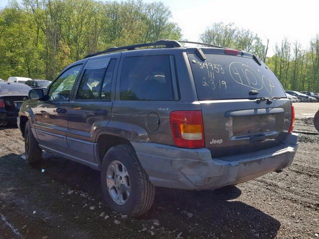 1J4GW58S7XC540688 - 1999 JEEP GRAND CHER GRAY photo 3