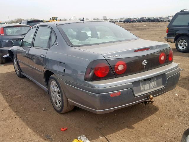 2G1WF52E359322037 - 2005 CHEVROLET IMPALA GREEN photo 3