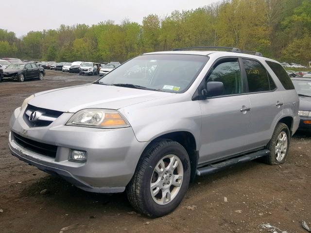 2HNYD18774H536471 - 2004 ACURA MDX TOURIN SILVER photo 2