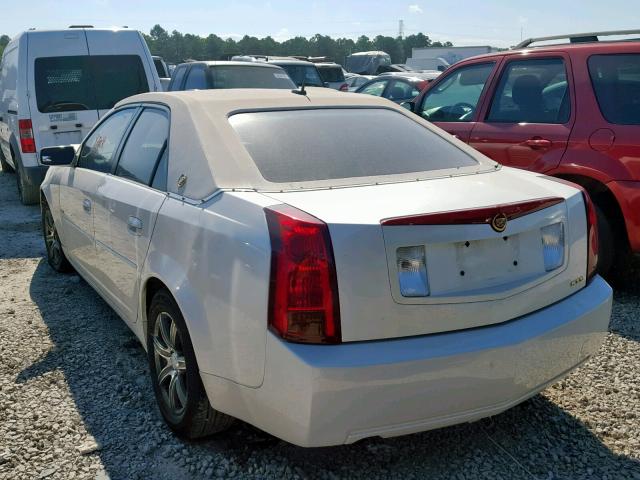 1G6DP577170130749 - 2007 CADILLAC CTS HI FEA WHITE photo 3