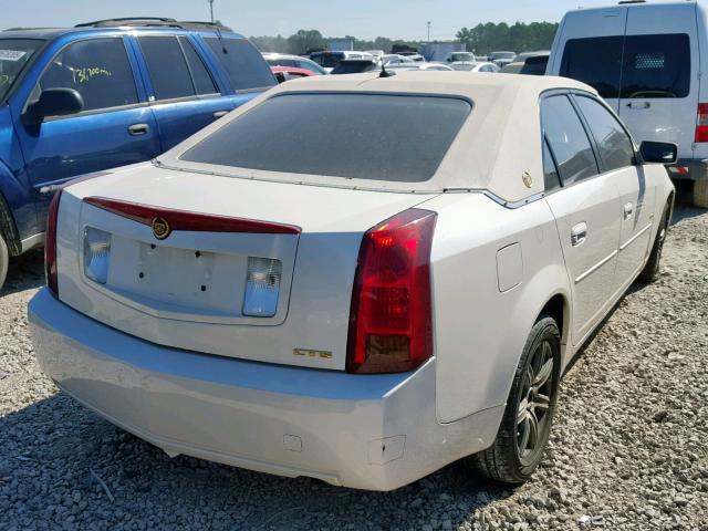 1G6DP577170130749 - 2007 CADILLAC CTS HI FEA WHITE photo 4