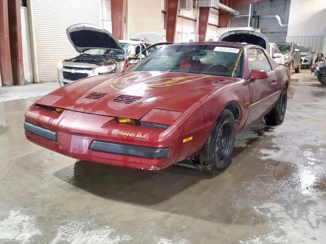 1G2FS21E9JL234295 - 1988 PONTIAC FIREBIRD RED photo 2